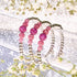 Bracelet Kikiballa en cascade de cristal et récif de corail